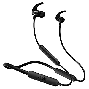 boAt Rockerz 255 Pro+ in-Ear Bluetooth Neckband with Upto 40 Hours Playback, ASAP Charge, IPX7, Dual Pairing, BT v5.0…