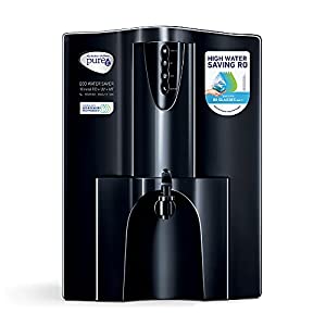 HUL Pureit Eco Water Saver Mineral RO+UV+MF AS wall mounted/Counter top Black 10L Water Purifier
