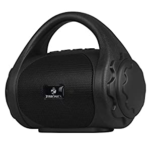Zebronics ZEB-COUNTY 3W Wireless Bluetooth Portable Speaker With Supporting Carry Handle, USB, SD Card, AUX, FM & Call…