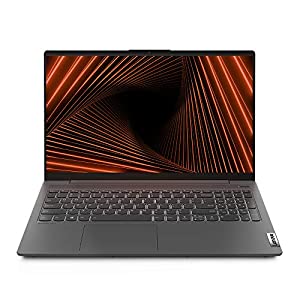 Lenovo IdeaPad Slim 5 11th Gen Intel Core i5 15.6″ (39.62cm) FHD IPS Thin & Light Laptop (16GB/512GB SSD/Windows 10/Office/300Nits/Backlit Keyboard/Fingerprint Reader/Graphite Grey/1.66Kg), 82FG013WIN
